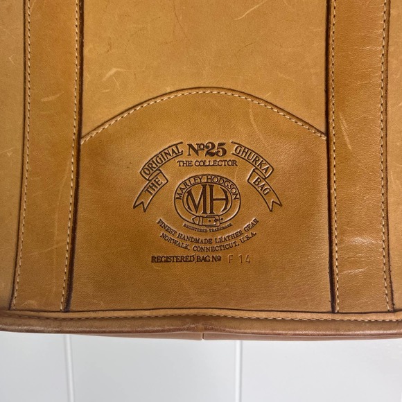 GHURKA Marley Hodgson No. 25 The Collector Bag 100% Leather Vintage